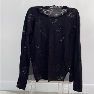 TEREZ SKULL Long Sleeve size S